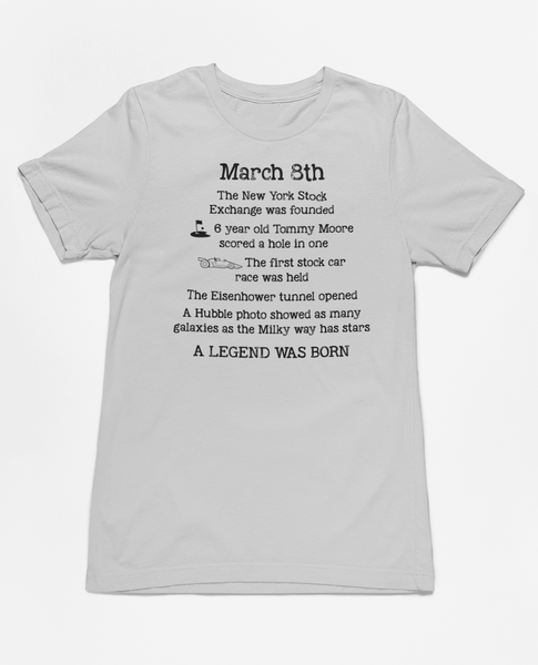 Birthday March 8th Tee
