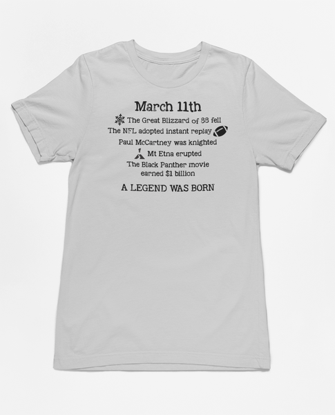 Birthday March 11th Tee