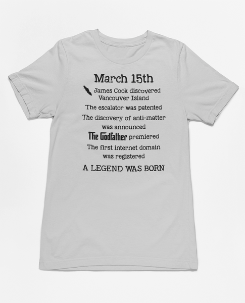 Birthday March 15th Tee
