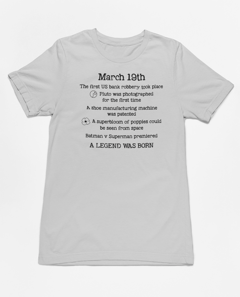 Birthday March 19th Tee
