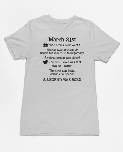 Birthday March 21st Tee
