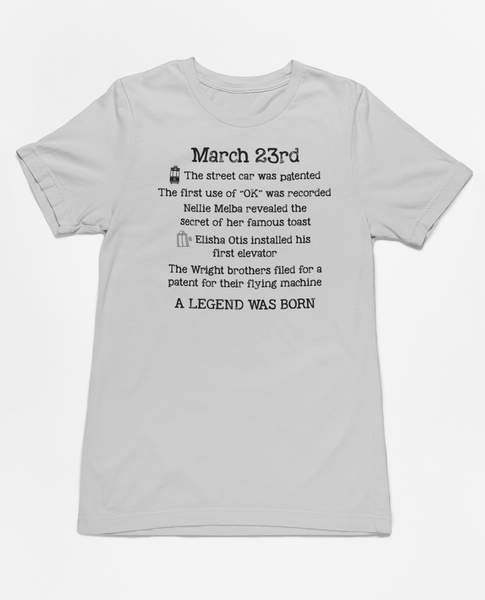 Birthday March 23rd Tee