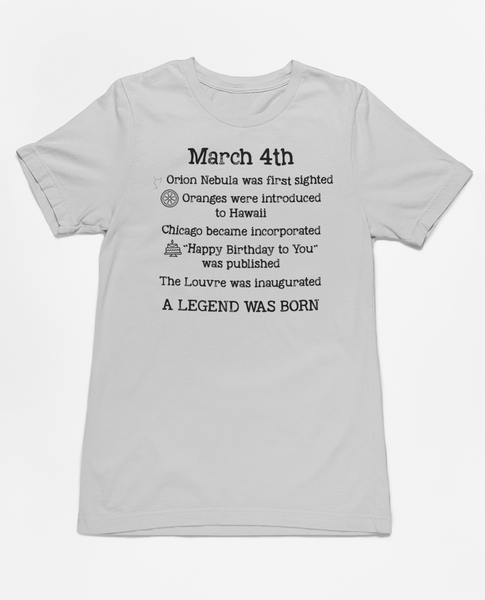 Birthday March 4th Tee